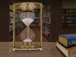 Time passing at the library